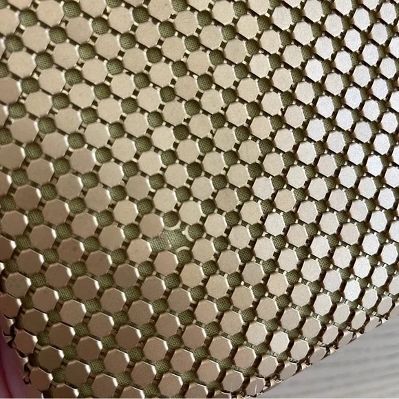 Vintage Gold evening Bag Jeanne Lottie metallic shoulder purse small formal - Picture 6 of 10